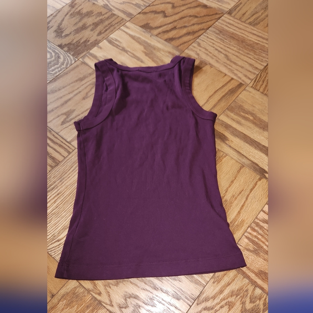 Michael Stars Purple Top - Picture 2 of 5